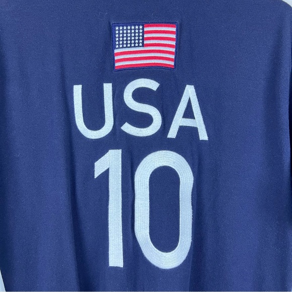 Polo Ralph Lauren Men’s USA #10 Big Pony Flag Cotton Shirt XL Custom Fit - Picture 4 of 11